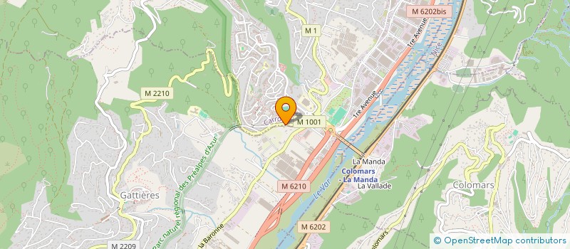 localisation de l'entreprise MONSIEUR PAULO PEREIRA  GATTIERES