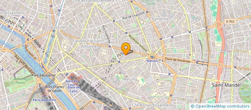 localisation de l'entreprise MONSIEUR PAULO PEREIRA PRINO  PARIS