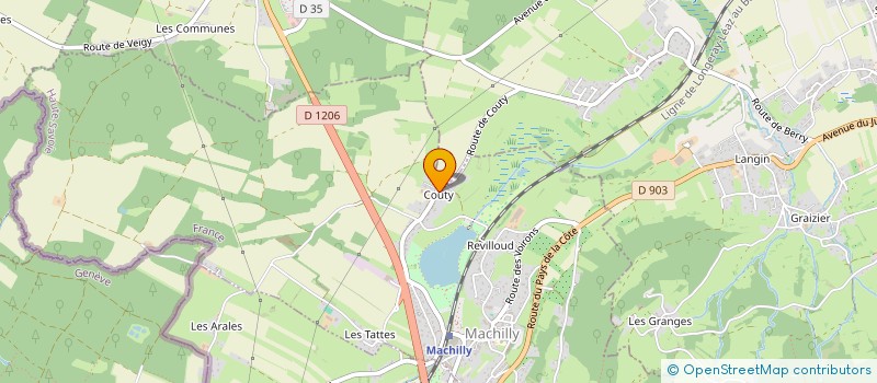 localisation de l'entreprise MONSIEUR PAULO PEREIRA ROCHA  MACHILLY