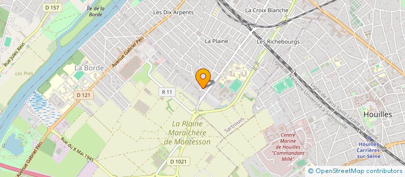 localisation de l'entreprise MONSIEUR PAULO PIMENTA DE CARVALHO  SARTROUVILLE