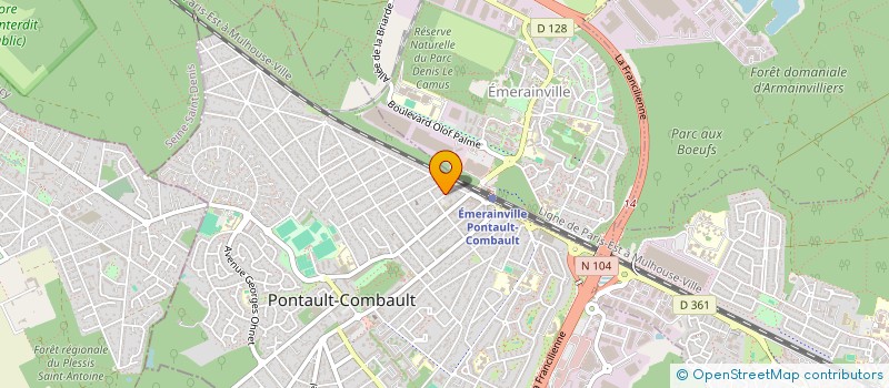 localisation de l'entreprise MONSIEUR PAULO PIRES ALHEIRA à PONTAULT-COMBAULT