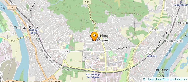 localisation de l'entreprise MONSIEUR PAULO PIRES FRAGUEIRO  CHANTELOUP-LES-VIGNES