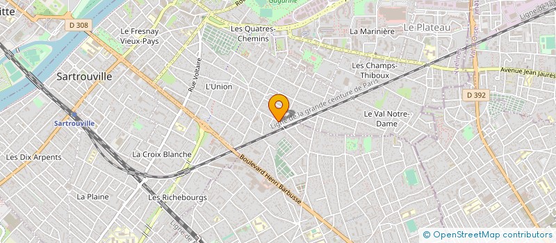 localisation de l'entreprise MONSIEUR PAULO RIBEIRO GONCALVES AZEVEDO à SARTROUVILLE