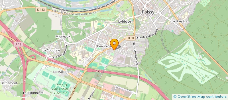 localisation de l'entreprise MONSIEUR PAULO RICARDO FERREIRA  POISSY