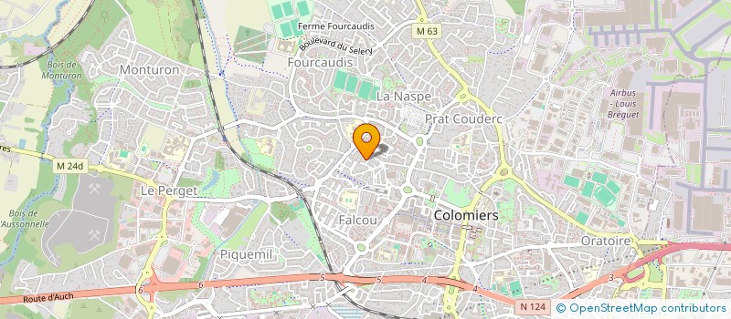 localisation de l'entreprise MONSIEUR PAULO ROBERTO DE SOUZA VILEGAS à COLOMIERS