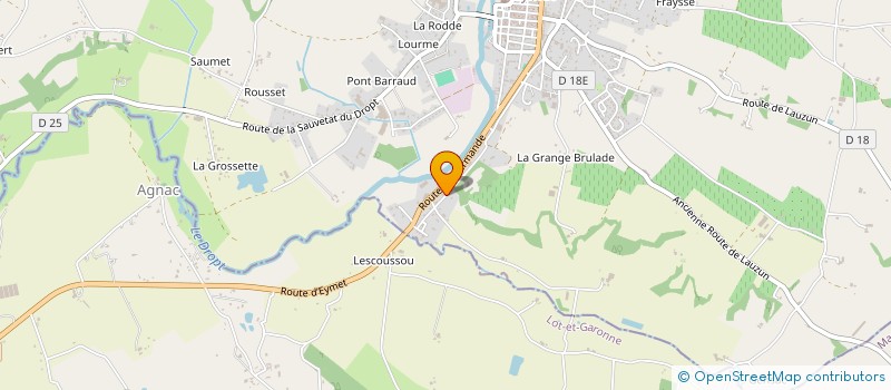 localisation de l'entreprise MONSIEUR PAULO RODRIGUES BATISTA  EYMET