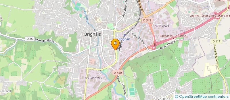 localisation de l'entreprise MONSIEUR PAULO SABINO ROCHA  BRIGNAIS