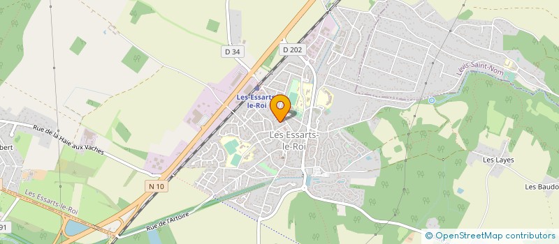 localisation de l'entreprise MONSIEUR PAULO SANCHES  LES ESSARTS-LE-ROI