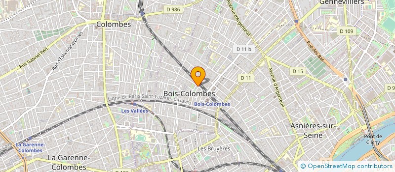 localisation de l'entreprise MONSIEUR PAULO SERGIO MARTINS ALVES à BOIS-COLOMBES