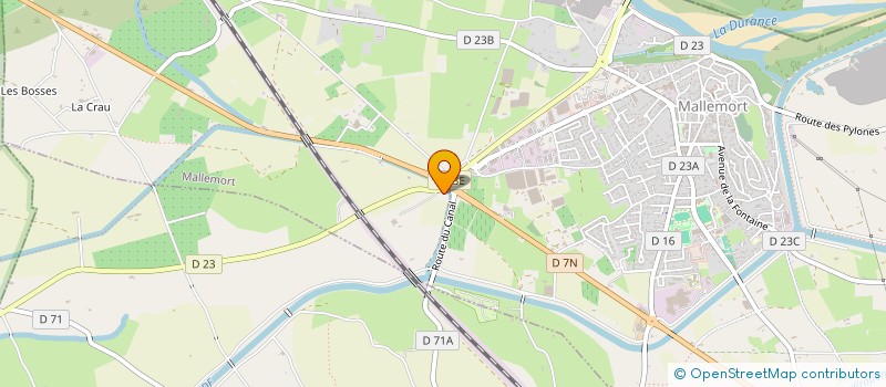 localisation de l'entreprise MONSIEUR PAULO TEIXEIRA  MALLEMORT