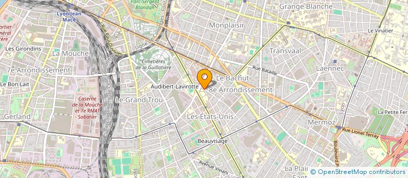 localisation de l'entreprise MONSIEUR PAULO TELLES DE SOUZA à LYON