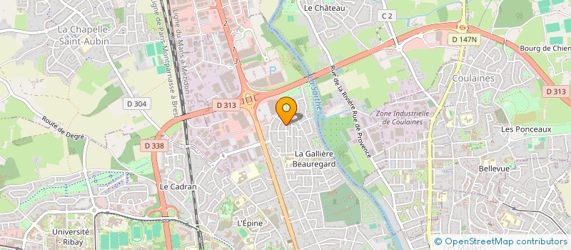 localisation de l'entreprise MONSIEUR PAULO TIBUM à LE MANS