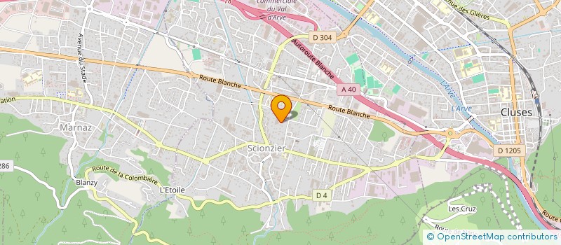 localisation de l'entreprise MONSIEUR PAULO VALENTIN TELES  SCIONZIER