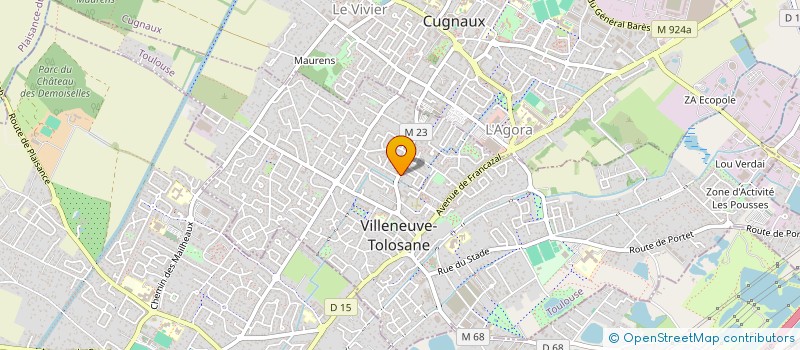 localisation de l'entreprise MONSIEUR PAULO VALERIO ABRANTES à VILLENEUVE-TOLOSANE