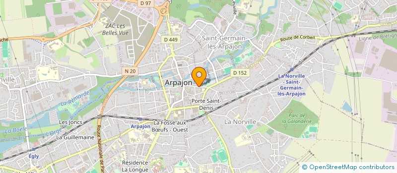 localisation de l'entreprise MONSIEUR PAULO VARELA MARTINS  SAINT-LEU-LA-FORET