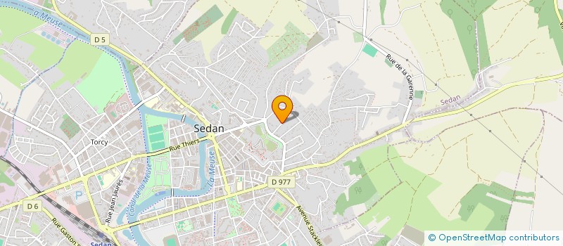 localisation de l'entreprise MONSIEUR PAULO VERGOTTINI  SEDAN