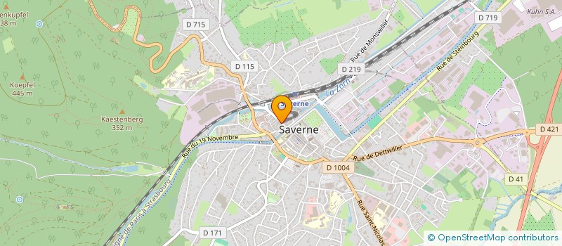 localisation de l'entreprise MONSIEUR PAULO VIANA  SAVERNE