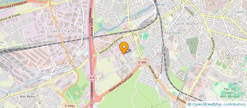 localisation de l'entreprise MONSIEUR PAULO VIEGAS GONCALVES  PERPIGNAN