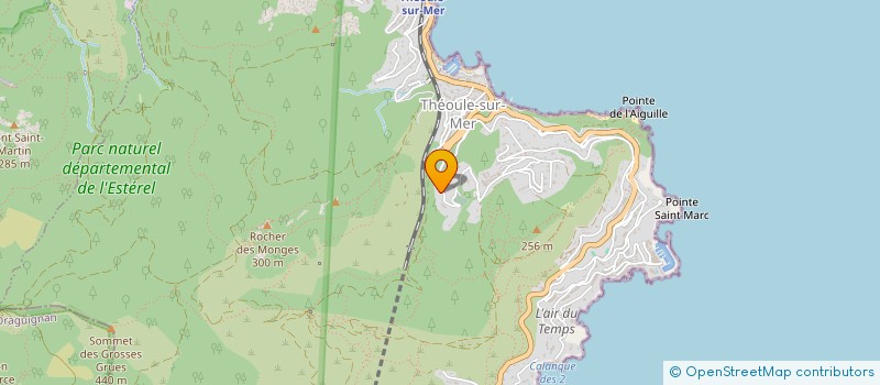 localisation de l'entreprise MONSIEUR PAULO VIEIRA MARTINS  THEOULE-SUR-MER
