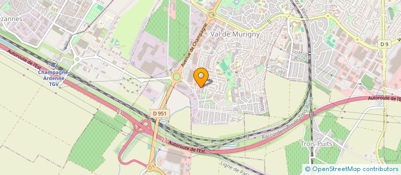 localisation de l'entreprise MONSIEUR PAULO VIEIRA PEREIRA  REIMS