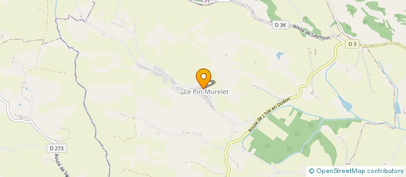 localisation de l'entreprise MONSIEUR PAULO VITAL RIBEIRO  LE PIN-MURELET