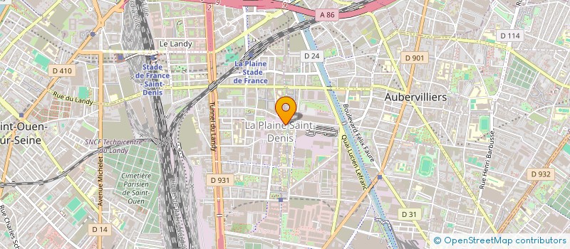 localisation de l'entreprise MONSIEUR PAULOS MARQUES à AUBERVILLIERS