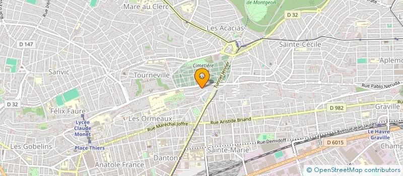 localisation de l'entreprise MONSIEUR PAULSON PAGBE NLEND  LE HAVRE