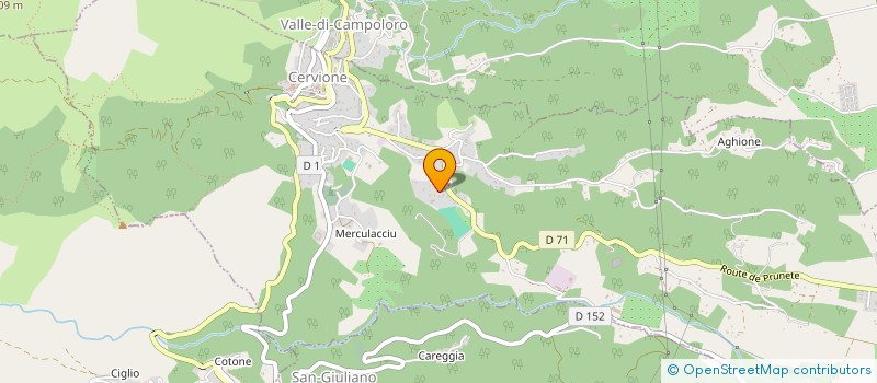 localisation de l'entreprise MONSIEUR PAULU MORELLINI à CERVIONE