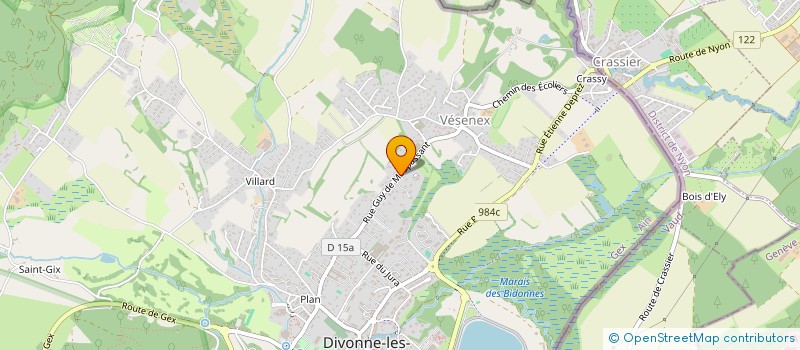 localisation de l'entreprise MONSIEUR PAULUS WESSENDORP  DIVONNE-LES-BAINS