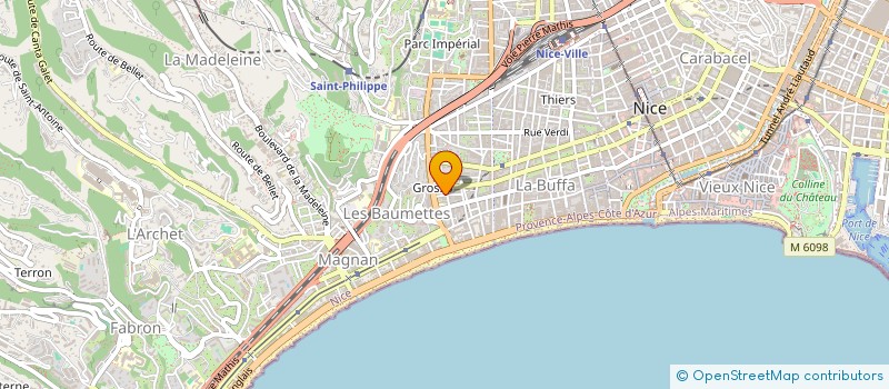 localisation de l'entreprise MONSIEUR PAVEL BULANCEA à NICE