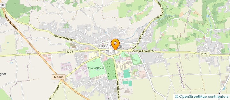 localisation de l'entreprise MONSIEUR PAVEL CASTILLO LABRIN  LA COTE-SAINT-ANDRE