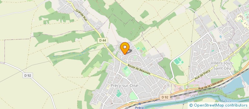 localisation de l'entreprise MONSIEUR PAVEL CLAUZARD  PRECY-SUR-OISE