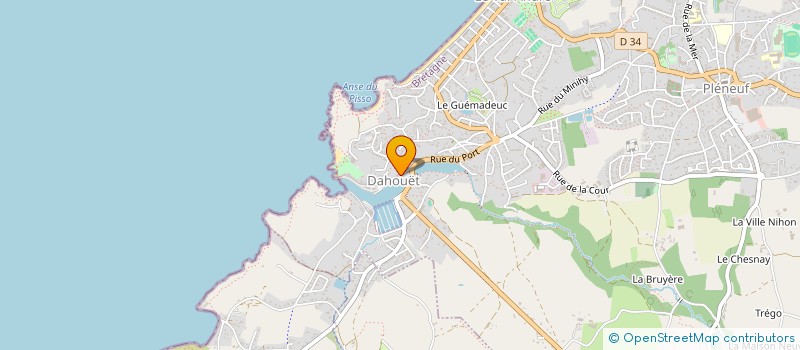 localisation de l'entreprise MONSIEUR PAVEL COBAS ROJAS  PLENEUF-VAL-ANDRE