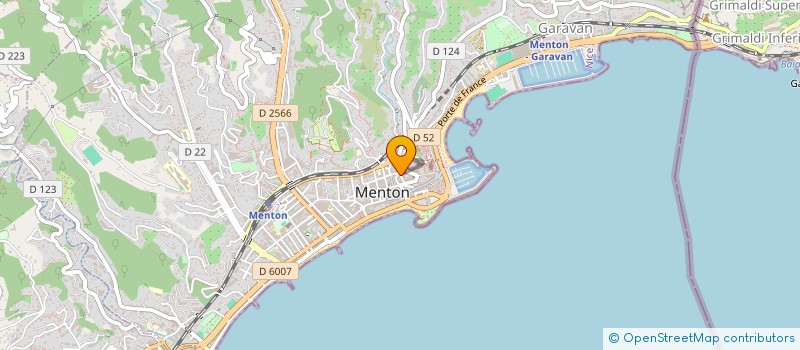 localisation de l'entreprise MONSIEUR PAVEL-DORIN AURAS  MENTON