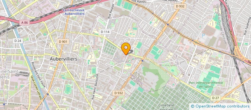 localisation de l'entreprise MONSIEUR PAVEL GARCEV  AUBERVILLIERS