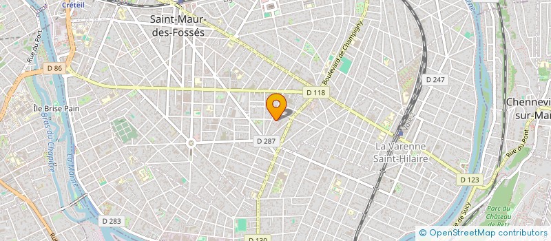 localisation de l'entreprise MONSIEUR PAVEL GODOROJA  SAINT-MAUR-DES-FOSSES