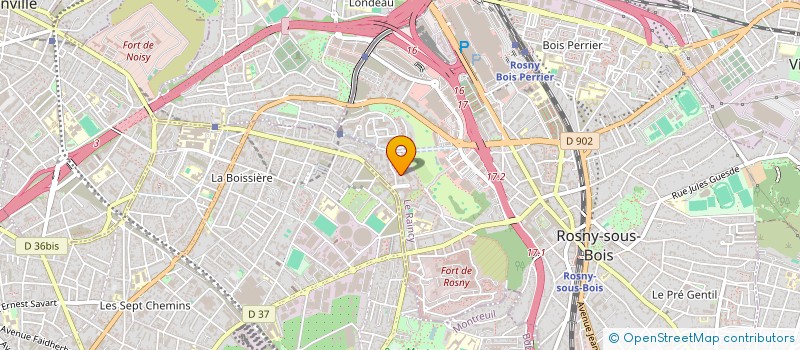 localisation de l'entreprise MONSIEUR PAVEL JALBA à ROSNY-SOUS-BOIS