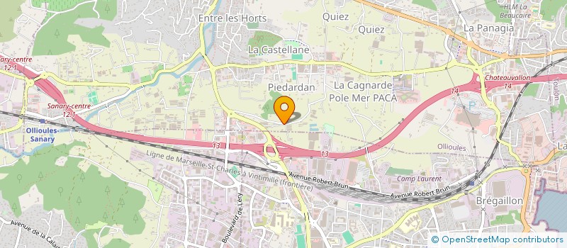 localisation de l'entreprise MONSIEUR PAVEL LAZARI  OLLIOULES