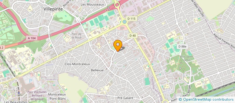 localisation de l'entreprise MONSIEUR PAVEL LEAHU à VILLEPINTE