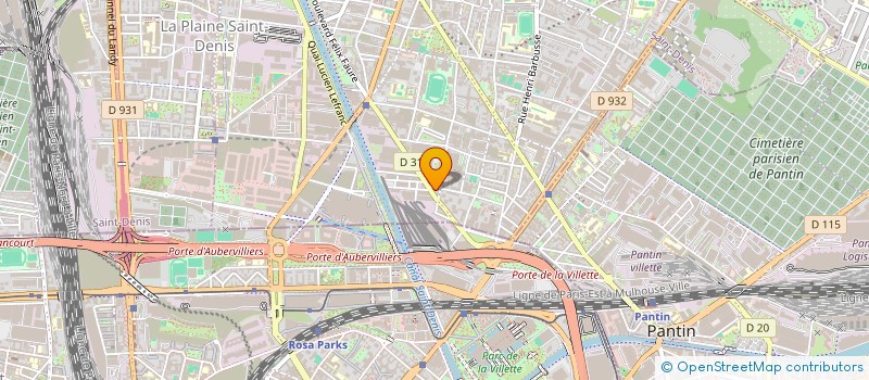 localisation de l'entreprise MONSIEUR PAVEL LIULKO  AUBERVILLIERS