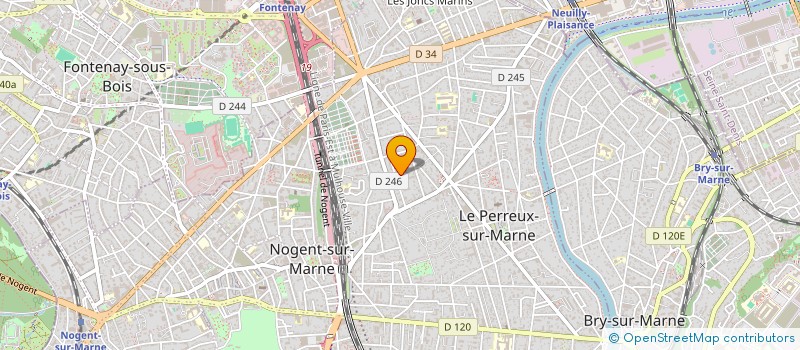 localisation de l'entreprise MONSIEUR PAVEL MELNIC  LE PERREUX-SUR-MARNE