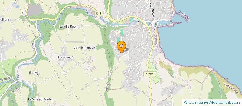 localisation de l'entreprise MONSIEUR PAVEL MITEV  BINIC-ETABLES-SUR-MER