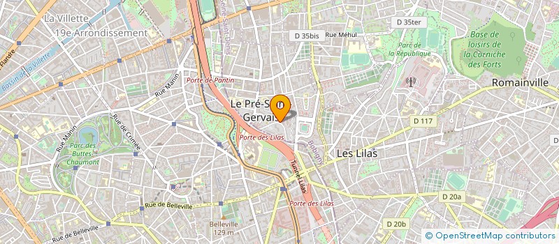 localisation de l'entreprise MONSIEUR PAVEL NEGRU à LE PRE-SAINT-GERVAIS