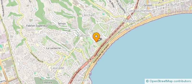 localisation de l'entreprise MONSIEUR PAVEL TURCANU  NICE