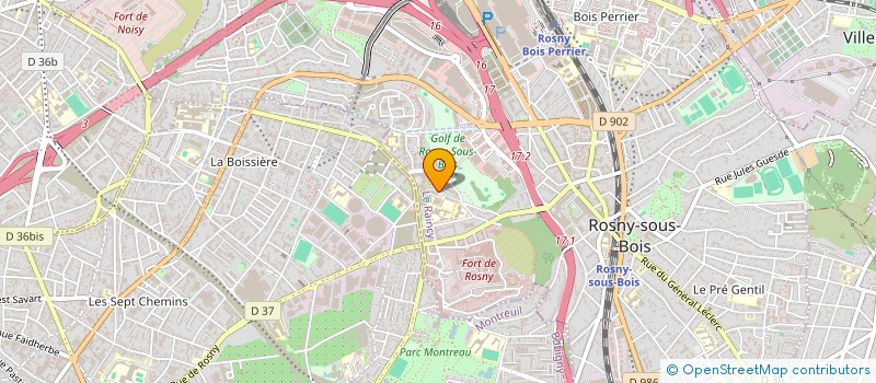 localisation de l'entreprise MONSIEUR PAVEL VETROV à ROSNY-SOUS-BOIS