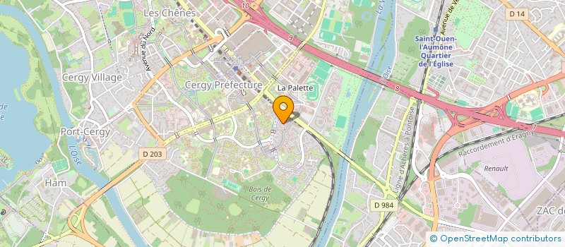 localisation de l'entreprise MONSIEUR PAVITHRAN PARANDJODY  PONTOISE