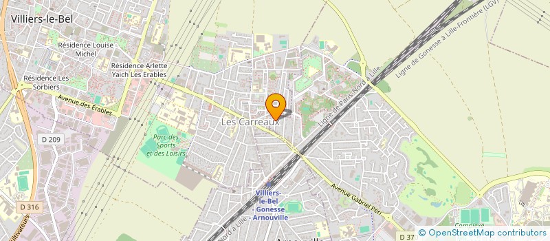 localisation de l'entreprise MONSIEUR PAVLO SAMAROV  GONESSE