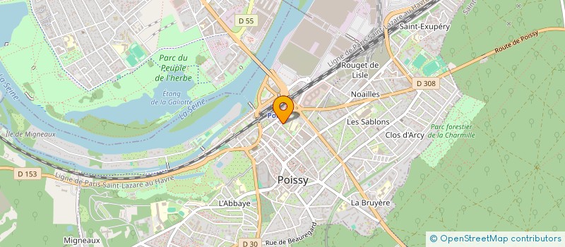 localisation de l'entreprise MONSIEUR PAVLO STRILYANYY  POISSY