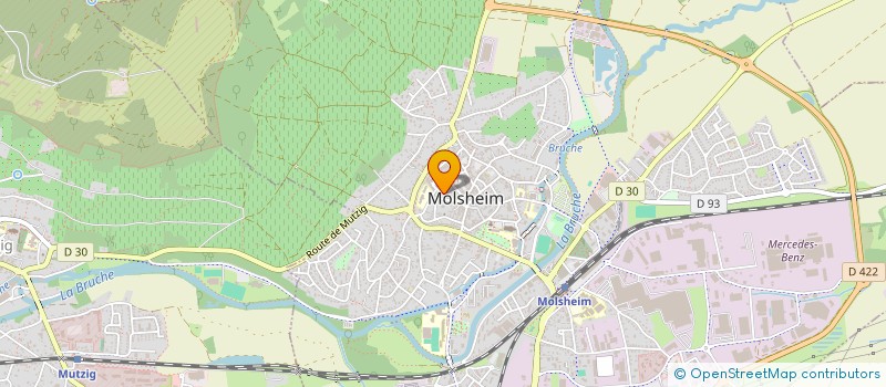 localisation de l'entreprise MONSIEUR PAWEL BANIOWSKI  MOLSHEIM