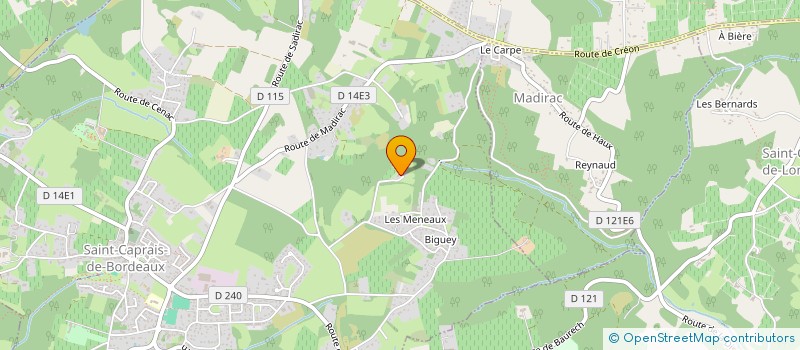 localisation de l'entreprise MONSIEUR PAWEL BRAUER  SAINT-CAPRAIS-DE-BORDEAUX